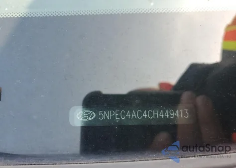 2012 Hyundai Sonata Se from USA, damaged, VIN 5NPEC4AC4CH449413